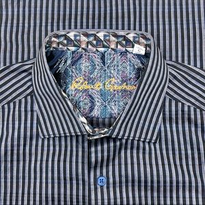 Robert Graham Mens Long Casual Button Down Shirt L